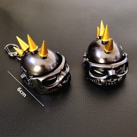 Game PUBG Spiked Helmet Keychain 3D Open Armor Level 3 Helmet Keyring Key Chains Game Souvenirs Toy Gift