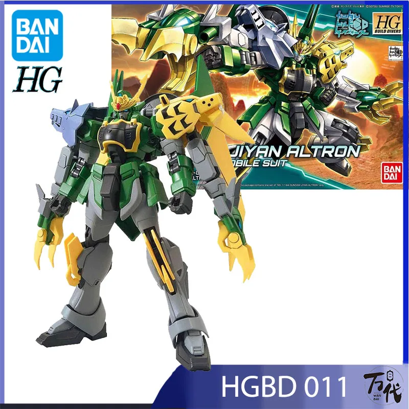 

Bandai Genuine Assembled Anime Gundam HGBD 011 1/144 JYAN ALTRON Plastic Model Kit Action Figure PVC ToyGifts for Childre