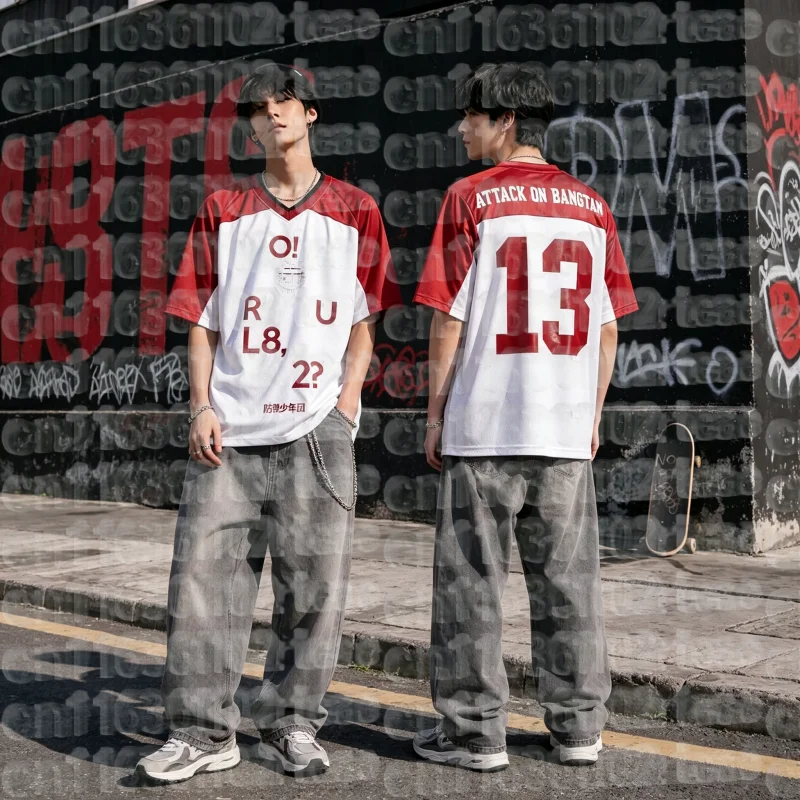 Summer Hot Selling Jersey T-shirt for Korean Boy Band Fans Support T-shirt for Quick Drying Sweat Absorption Family Matching2026