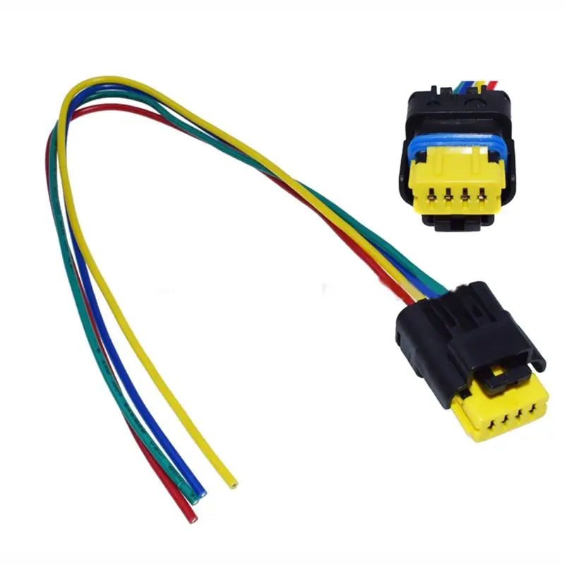 WCS-For Reverse Camera Intake Pressure Sensor 10PCS 4 Pin 211PC042S4021 Connector Plug Sensor