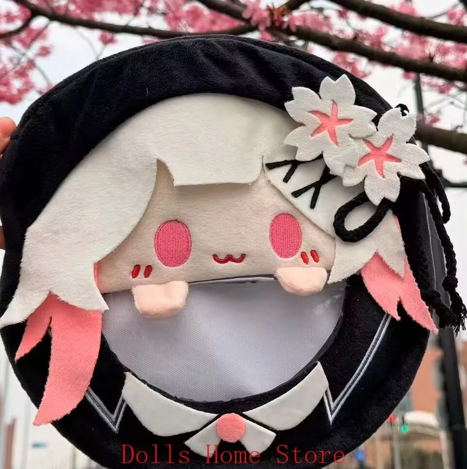 Sakuraba Ema Attributes Magical Girl Witch Trial Anime Cosplay Plush Itabag Crossbody Bag Messenger Bag Shoulder Bag Gift view 3