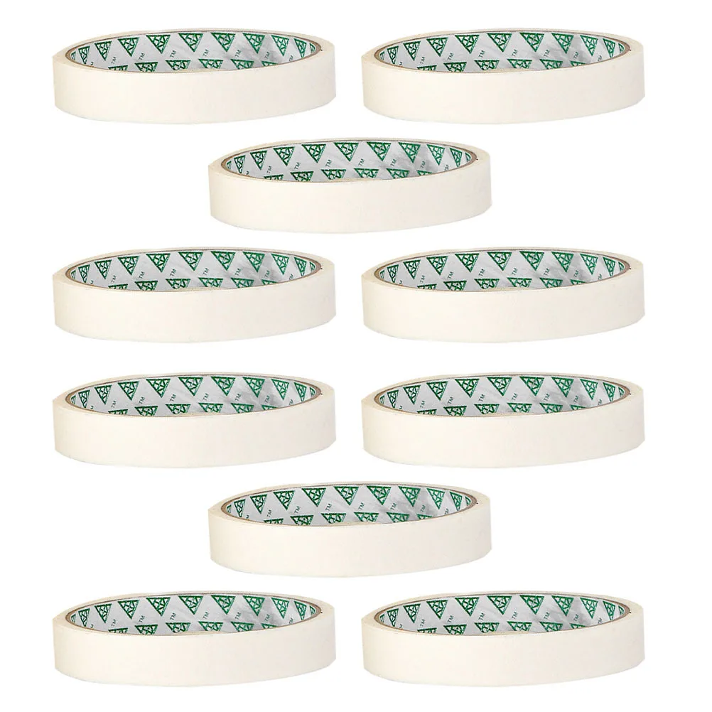 10 قطعة أشرطة لاصقة للرسم أشرطة ورق الحرف لتقوم بها بنفسك تزيين شريط لاصق ذاتي قابل للكتابة مدرسة متعددة الوظائف