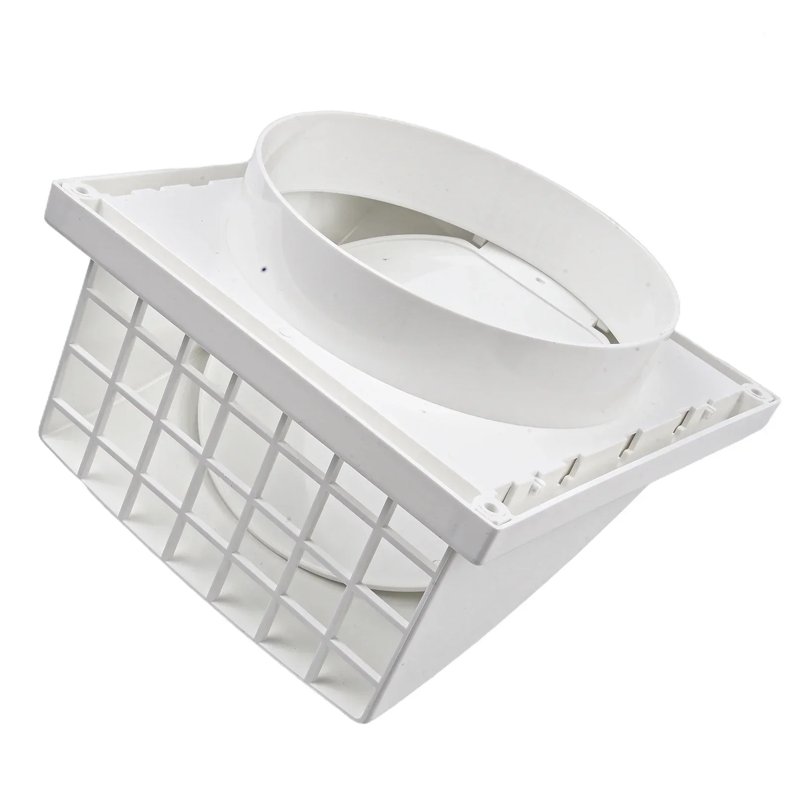 Duct Air Outlet Air Outlet Spring-less White Windproof Exterior Wall Exhaust Outlet ABS Duct Covers Vent Grilles