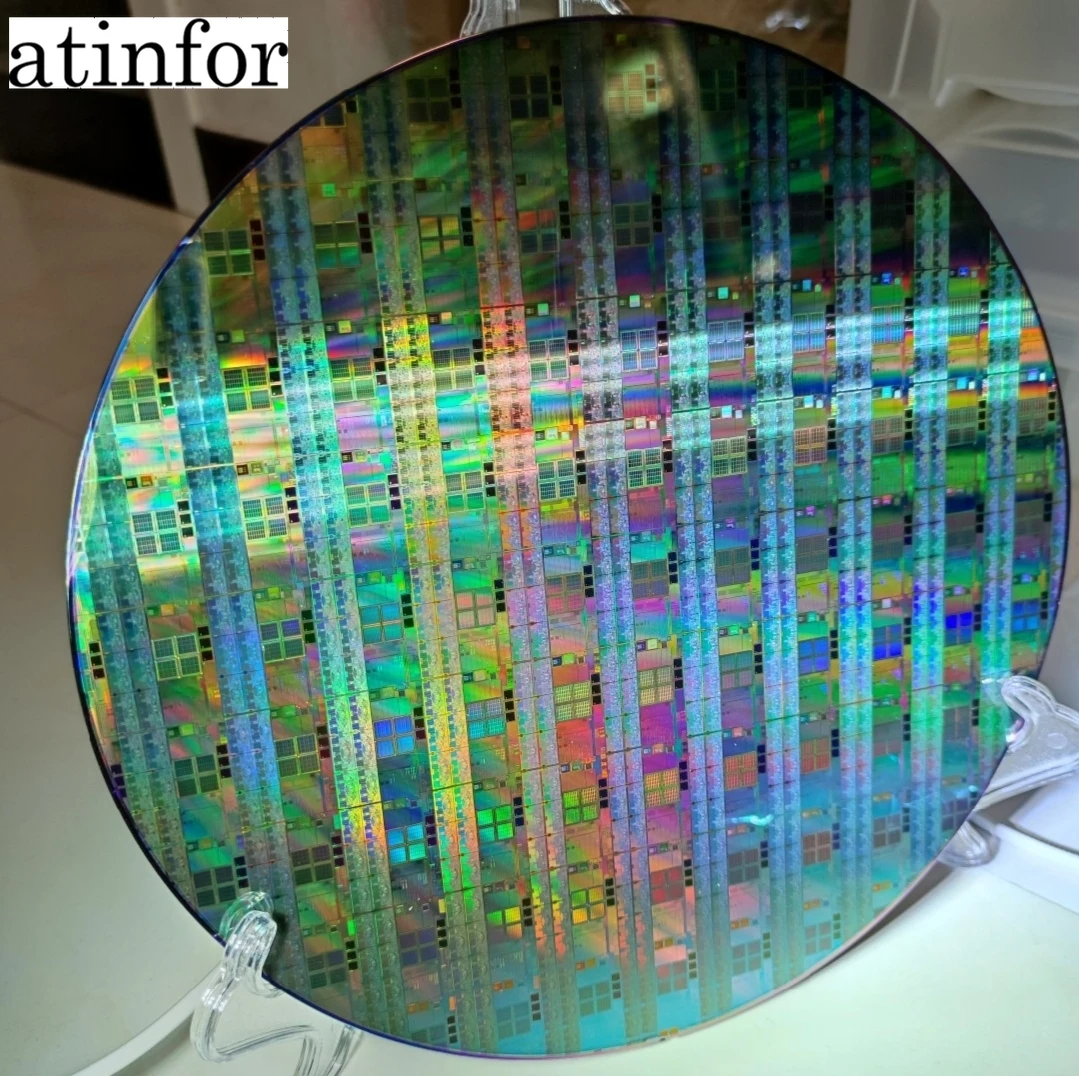 atinfor  wafer Silicon wafer integrated circuit CPU chip Technology sensing IC gift semiconductor lithography wafer