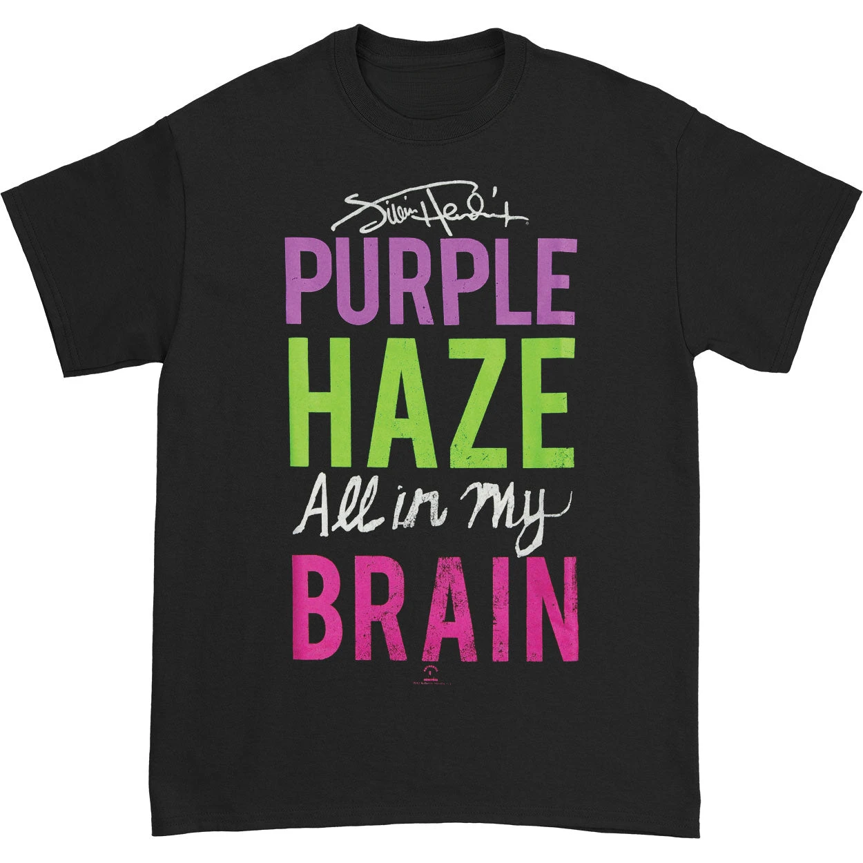Jimi Hendrix All in My Brain Band T-Shirt Cotton Graphic Tee Men Women Summer Streetwear