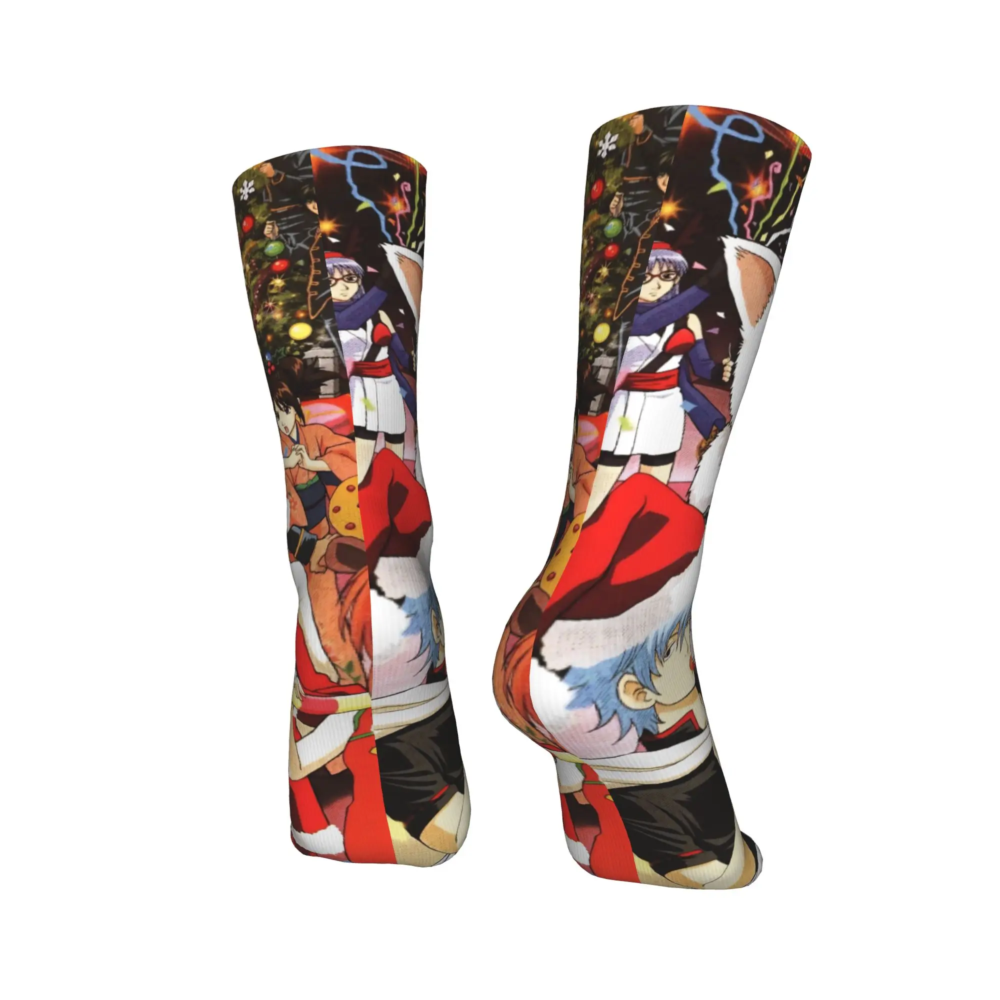 الرجال الجوارب GINTAMAs جوارب مكافحة العرق جودة الجوارب الخريف مضحك مطبوعة تسلق الجوارب