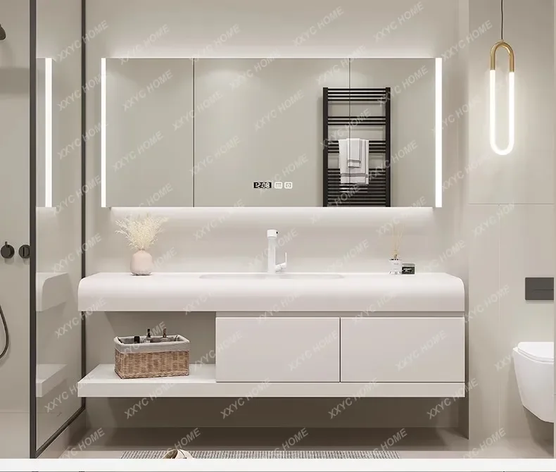 Integrated basin, countertop, bathroom cabinet, combined hand and face wash, toilet, basin cabinet import