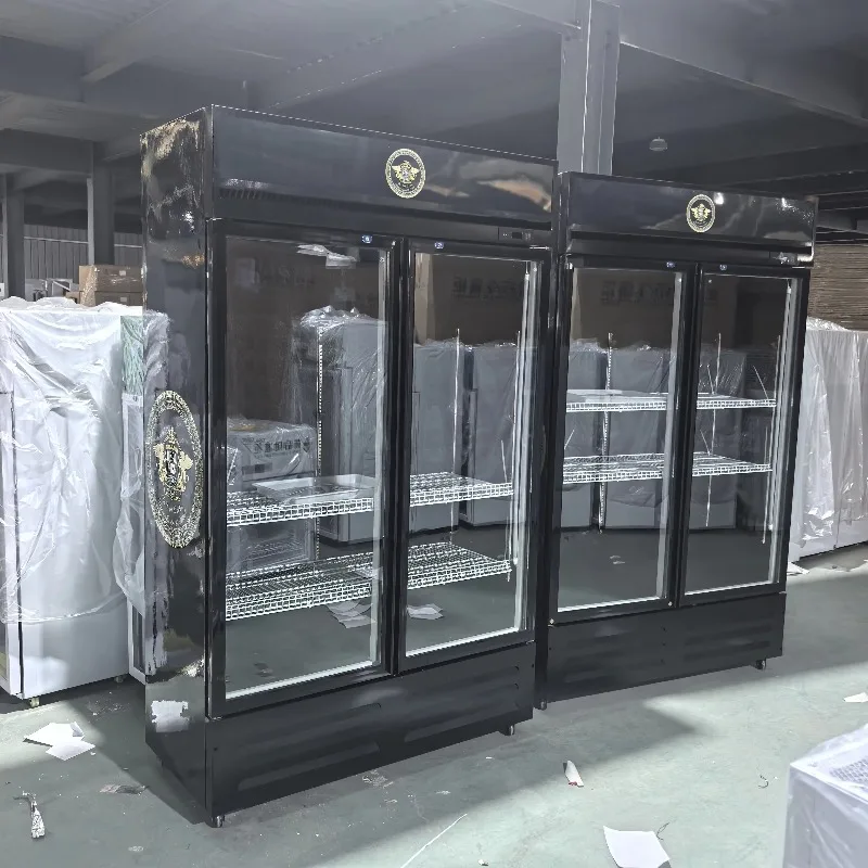 Door Delivery 5-year Warranty Display Fridge Refrigerator Freezer Upright Display Commercial Beverage Cooler Refrigerator