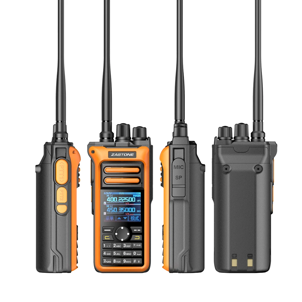 Zastone m10 10w walkie talkie ham amateur 2 weg radio am air aviation band hoch leistungs walkie-talkie ctcss fm radio