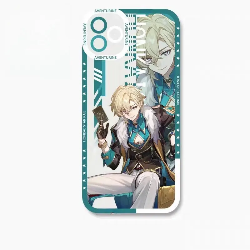 Game Honkai Star Rail Raiden Firefly Phone Case For Samsung Galaxy S26 S25 S24 S23 S22 S21 Plus Ultra FE A56 A57 A17 Clear