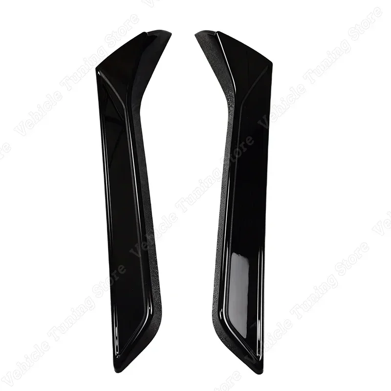 2Pcs Rear Window Side Spoilers Wings Lip Body Kits Tuning Accessories For VW T-ROC SUV A11 MK1 R R-Line TSI TDI 2017-2023 ABS