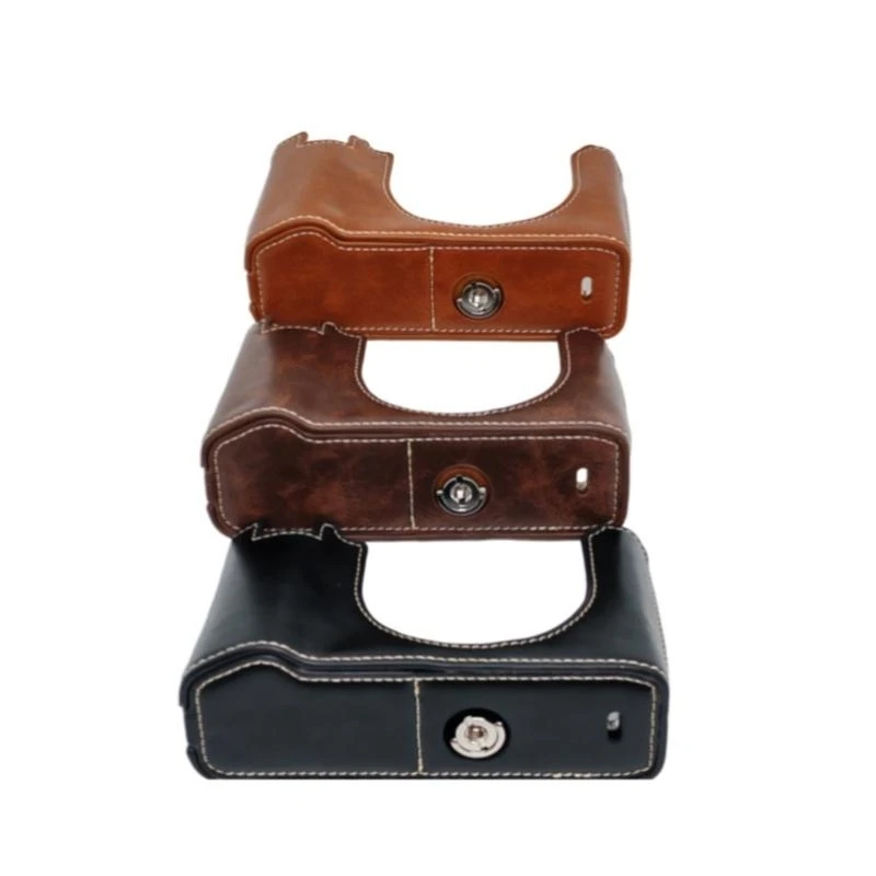 U13B GFX100RF Camera Base Cover Premium Leather With Integrated Port Access And Drop Protections Design