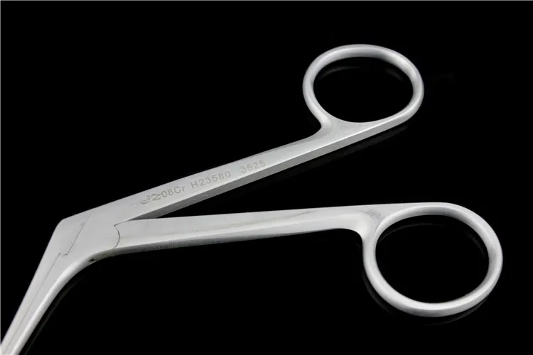 jz Otolaryngology surgical instrument medical nasal mucosa scissors gun shaped right left straight nasal nose tissue scissors