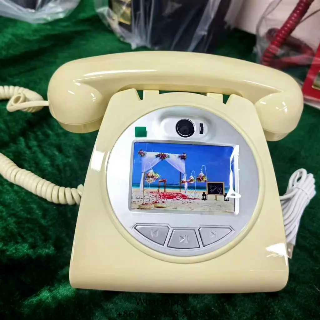 Video Guestbook Phone Leave A Message Audio Guestbook Video Guestbook Phone For Wedding Decoration