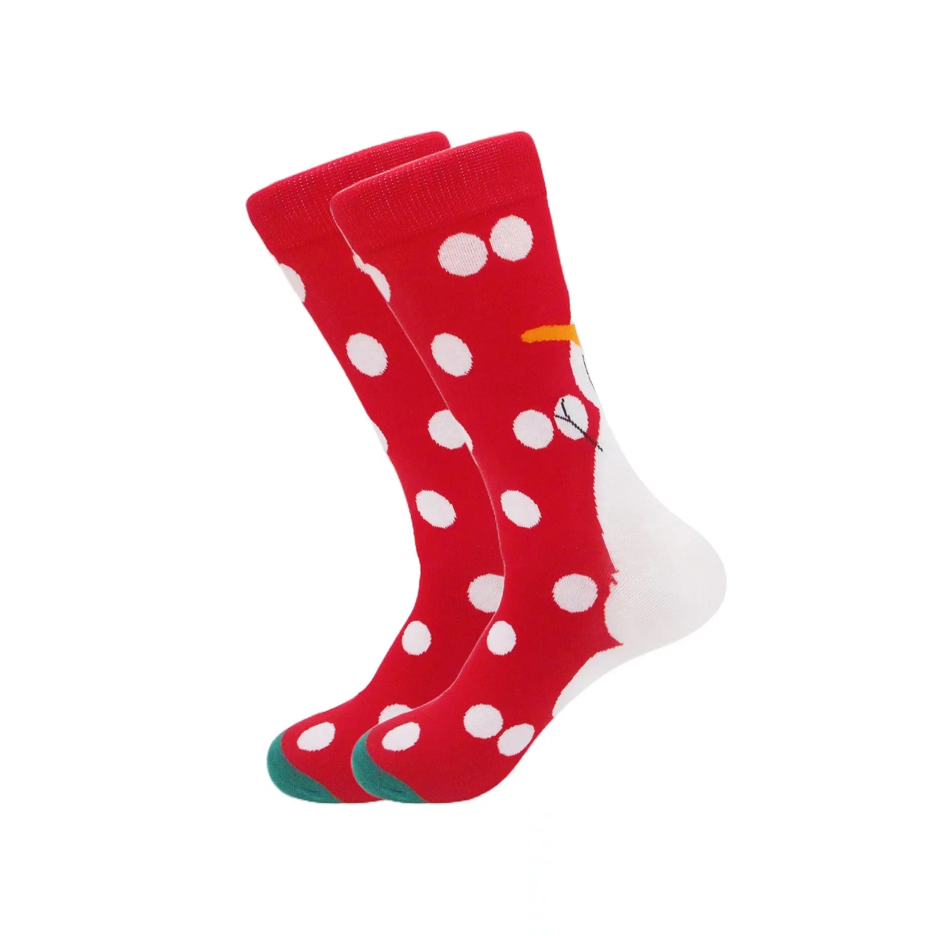 Happysocks new Christmas socks socks cotton Swiss street versatile autumn and winter high-value mid-tube trendy socks