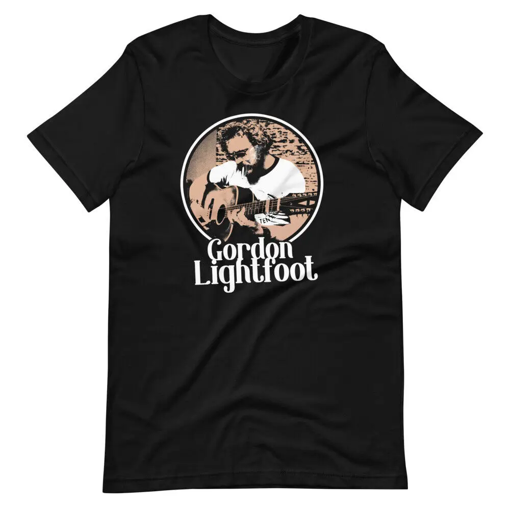 GORDON LIGHTFOOT Vintage Style Fan Art Tee Shirt Short-Sleeve Unisex T-Shirt