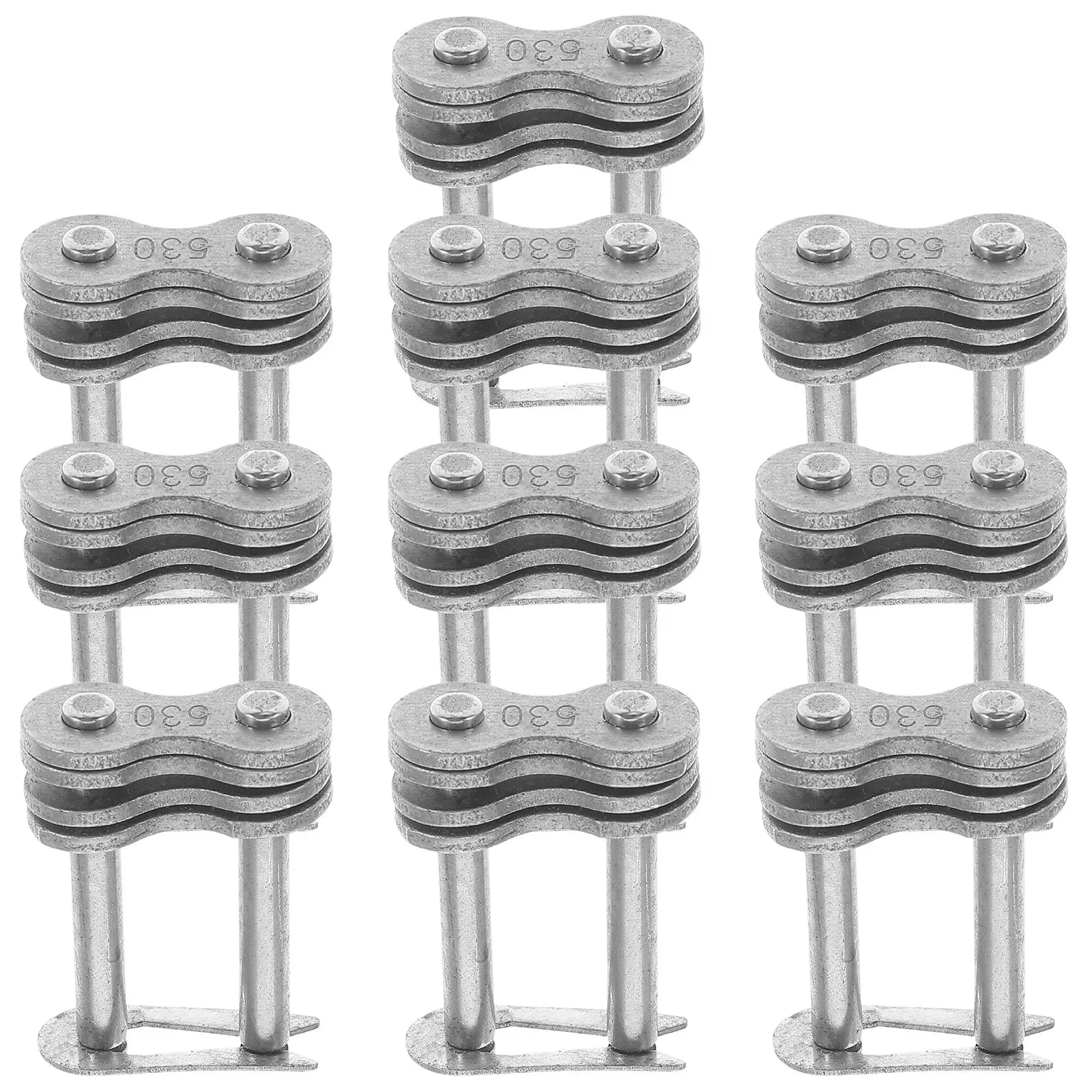 

10Pcs Motorcycle Chain Link Reinforced Heavy-Duty Connector for Bikes Atvs Off-Road Vehicles Easy Installation Chain Connector