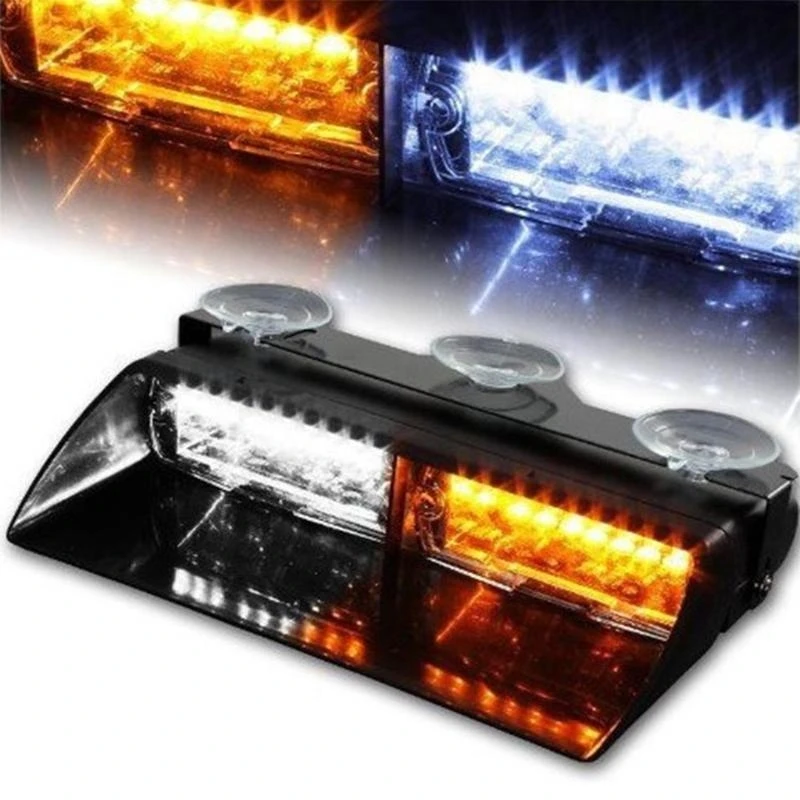 

U13C 16 LED Windshield Light Emergency Warning Hazard Suction Cup Lamp