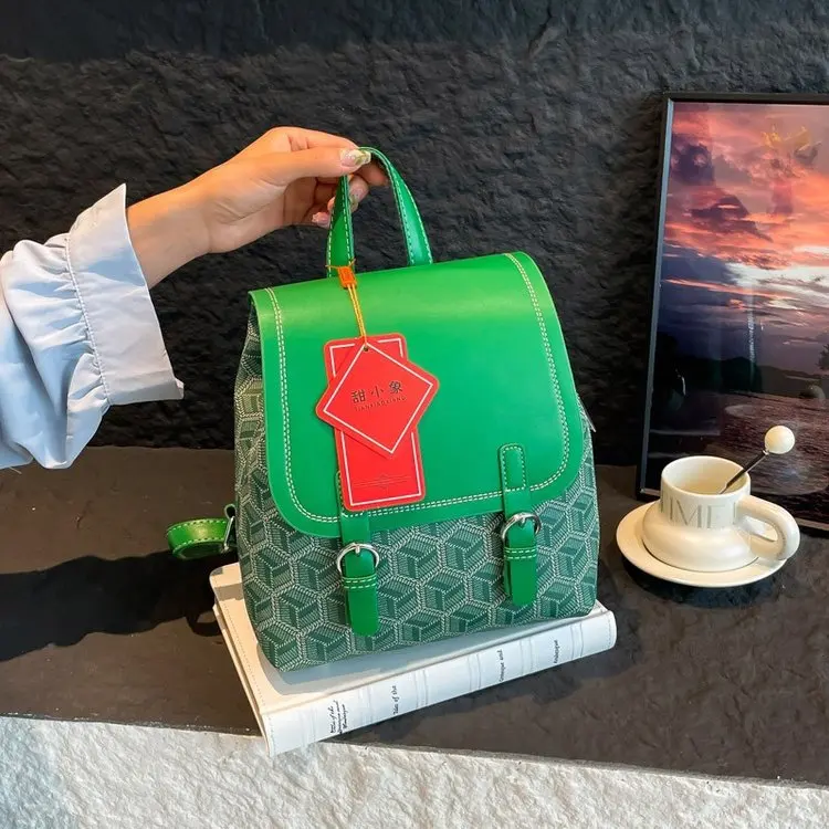 2025 Leather Backpack for Women - Large Capacity Shoulder Bag, Trendy Student Purse, Casual/Work/Weekend