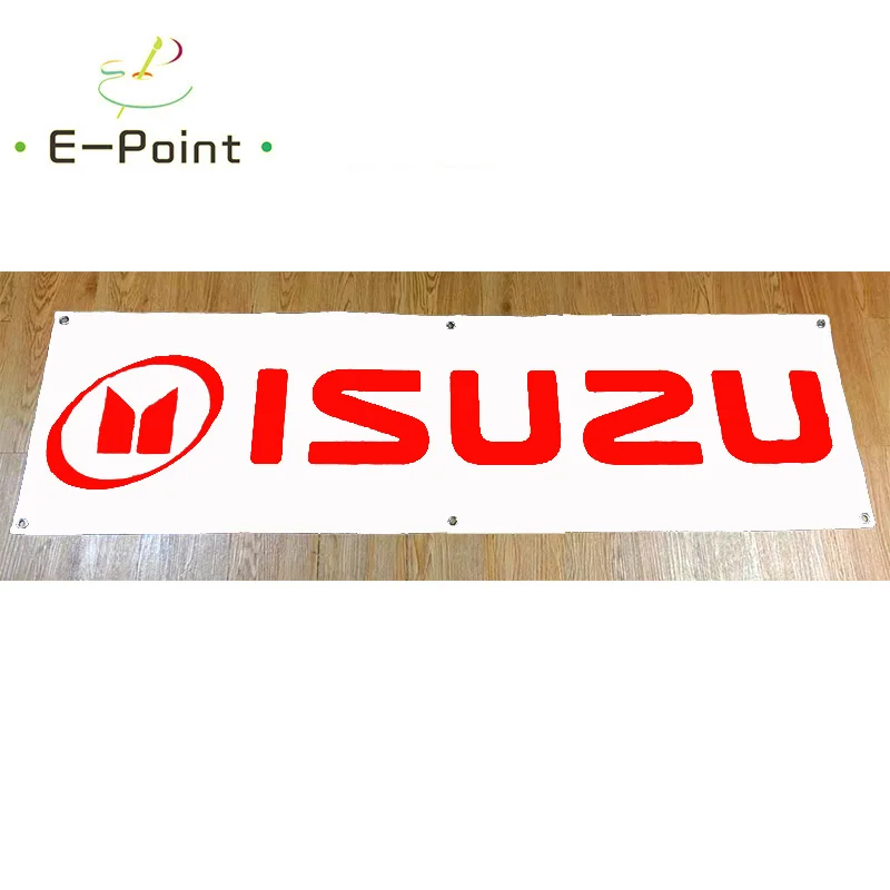 130GSM 150D Material Japan Isuzu Car Banner 1.5ft*5ft (45*150cm) Size for Home Flag Indoor Outdoor Decor yhx226