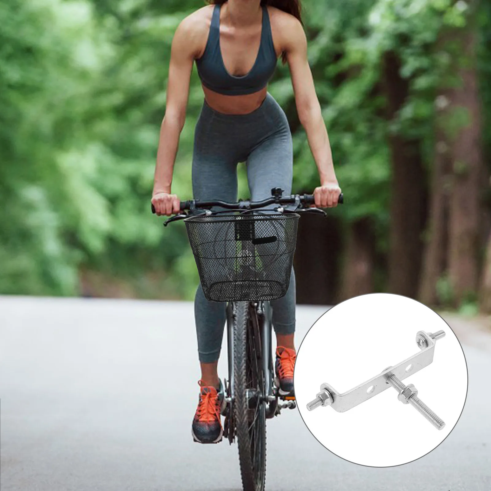 1Set Gepäckträger U-Form Platte Fahrrad Gepäckträger Montage Adapter Starke Last Lager Fahrrad Zubehör für Verschiedene Fahrräder