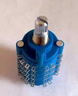 Band switch sealed type 5*11 small size blue Φ6  swirl pattern