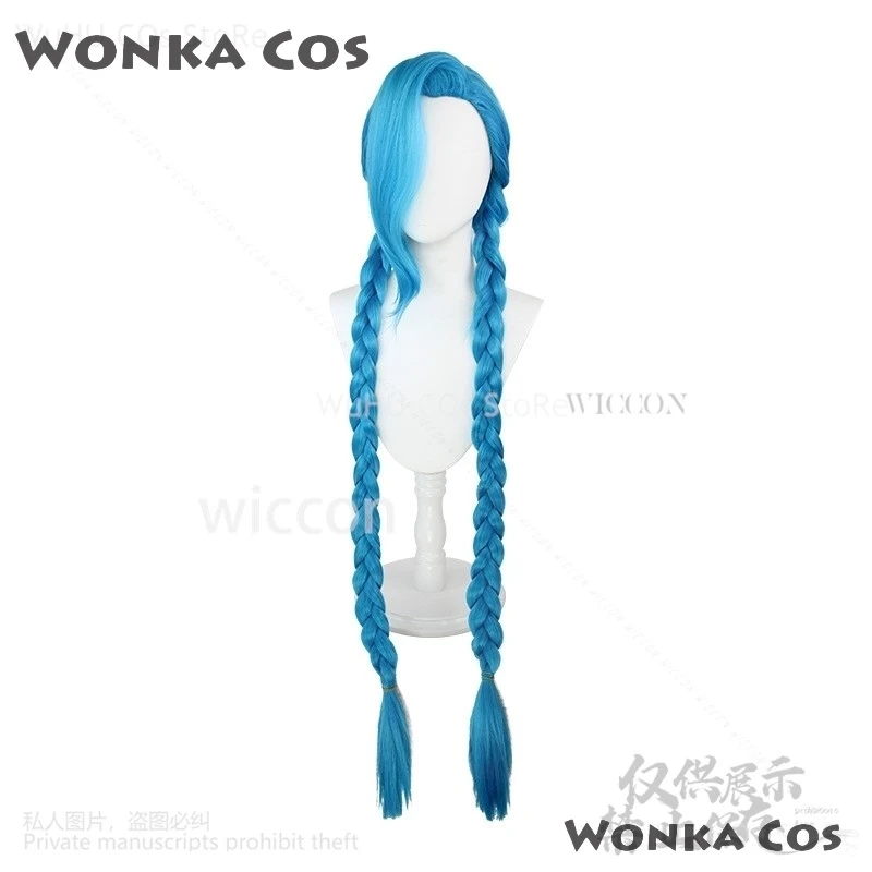 Arcane Jinx Cosplay Anime Gioco Lol Costume Mantello verde Grande mantello Puntelli Halloween Party Travestimento Abiti Parrucche per ragazze Personalizzato