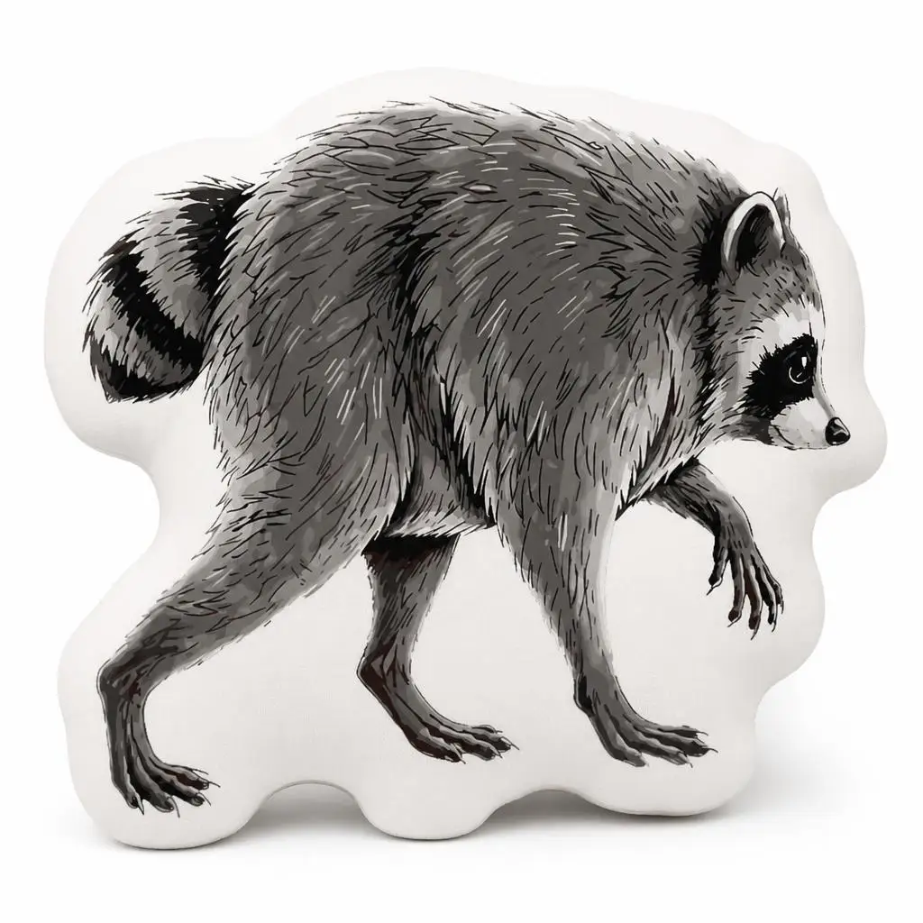 Jimothy Raccoon Meme Plush Pillow Cushion Funny Stuffed Throw Pillow Home Decor  Sofa Bed Children's Room Gifts