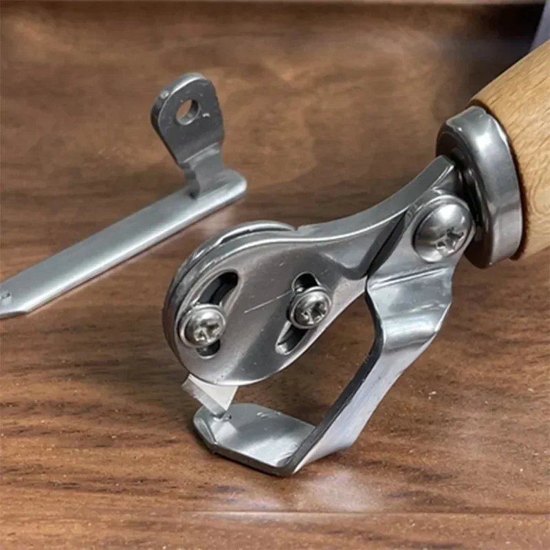 Leather trimming knife with multiple functions - Equidistant trimming knife - Handmade DIY leather making tool - Carbon steel