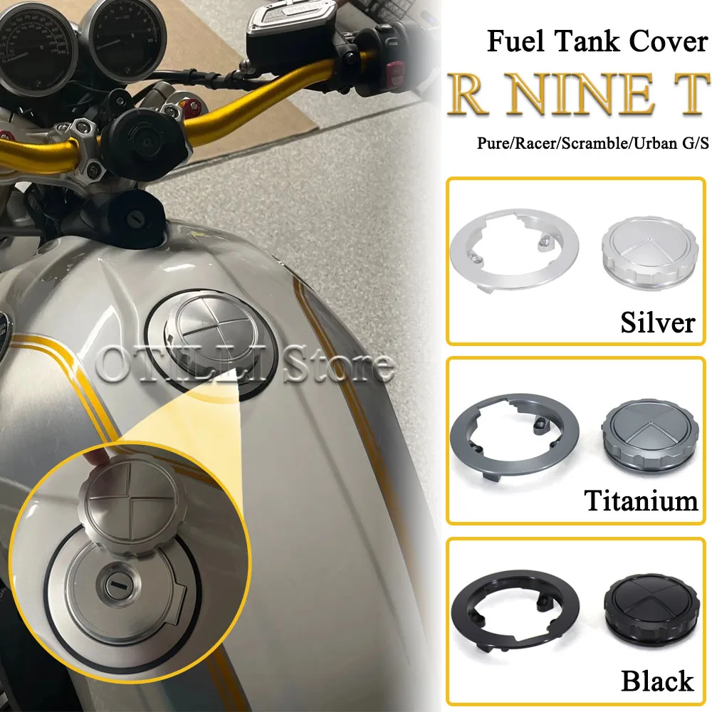 

For BMW R NINE T Racer NINET Pure RNINET Scramble R9T Urban G/S Motorcycle Fuel Tank Cover Oil Box Cap CNC Aluminum Accessories