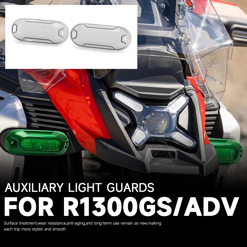 

Auxiliary light Guard For BMW R1300GS Adventure 2024- New Motorcycle Fog Lights Protector Lamp Protective Cover Accessories