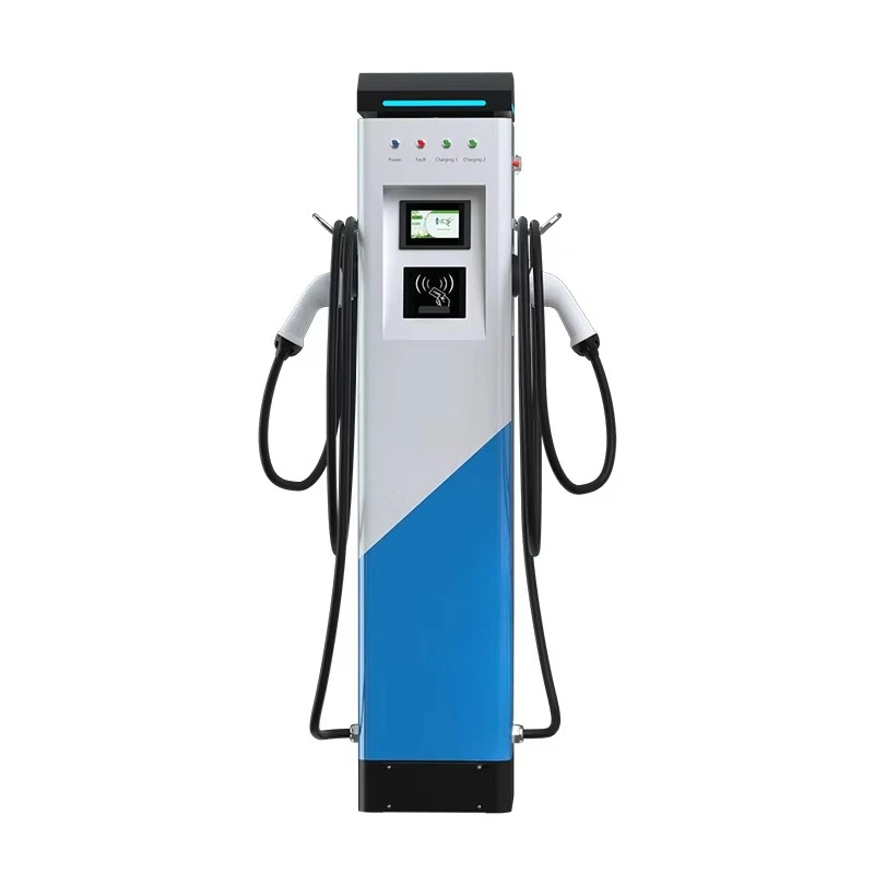 POS Credit EV Charging Station 32A 22kw Floor-mounted with CE Certification 4.3inch Screen Ev Charger with Credit Card Reader - view 6