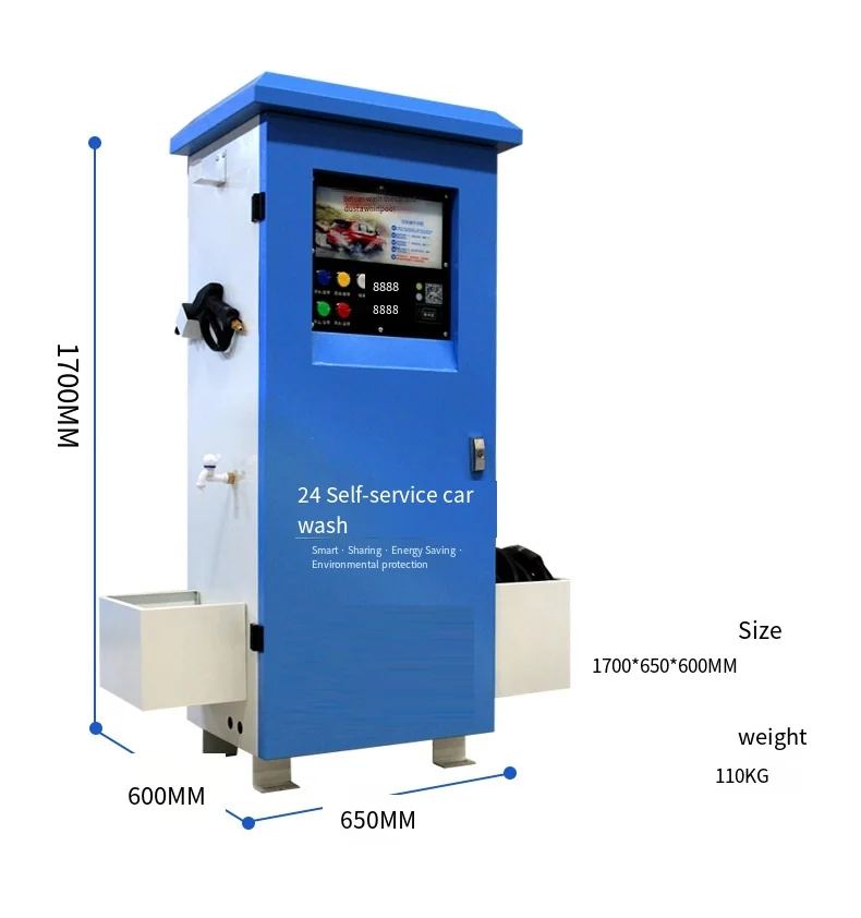 Customized 24-Hour Cleaning Machine Intelligent Sharing Device One-stop Self-Service Car Washing Machine