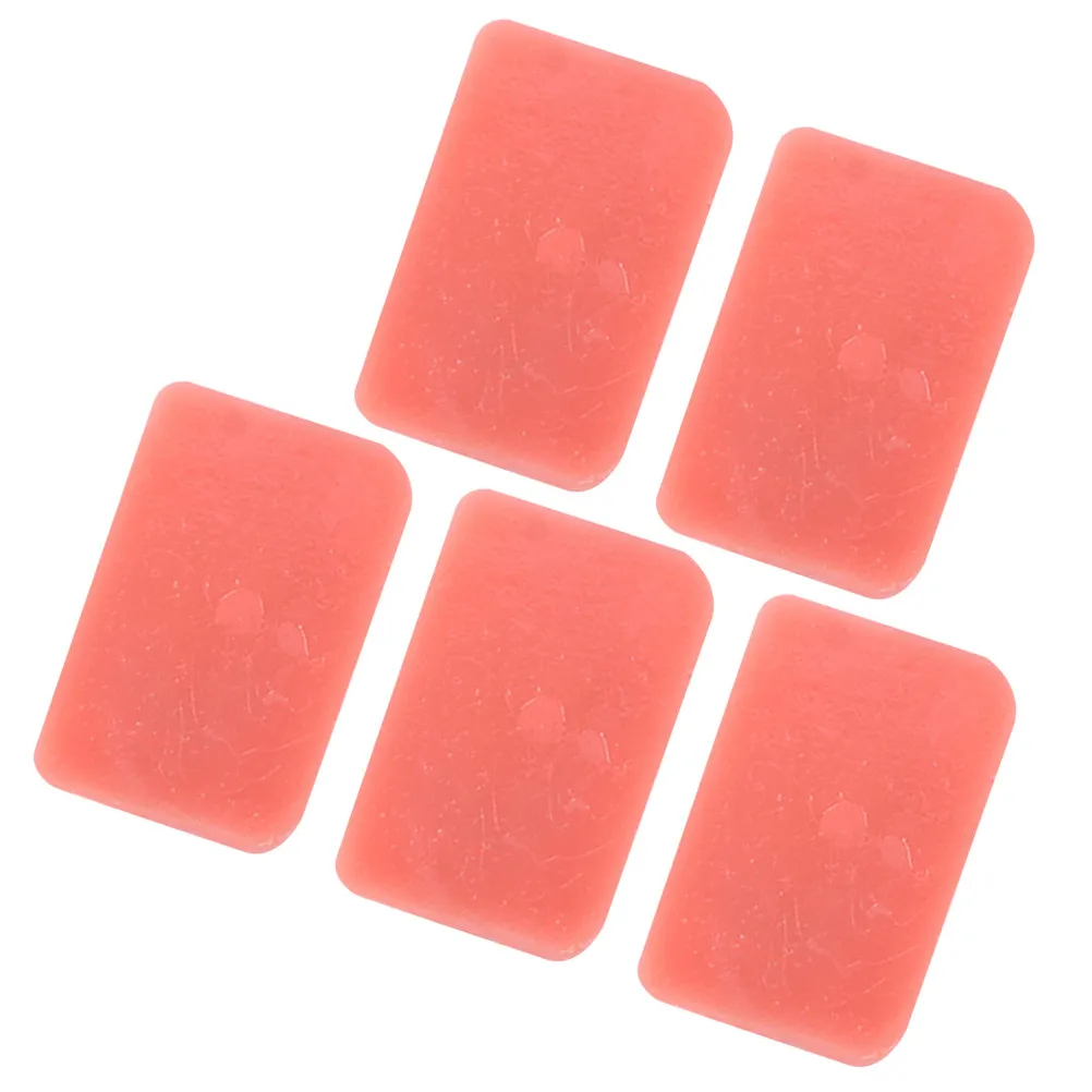 

5Pcs Lifelike Artificial Luncheon Meat Slices PVC Fake Food Decoration for Restaurant Window Display Painting Teaching Photo