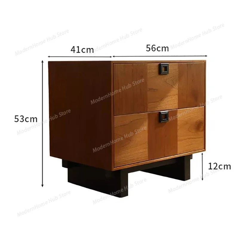 Vintage Nordic Night Unique Aesthetic Comfortable Storage Drawers Night Stand Luxury Space Saving Mesa De Cama Bedroom Furniture