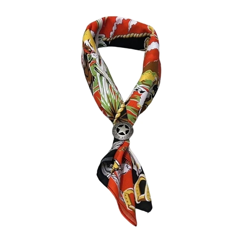 Hip Hop Graffiti Bandana Head Scarf Durag Square Turban Head Scarf for Teenagers Y166