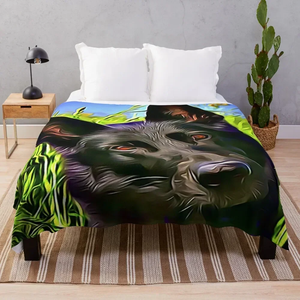 

The Belgian Schipperke Throw Blanket