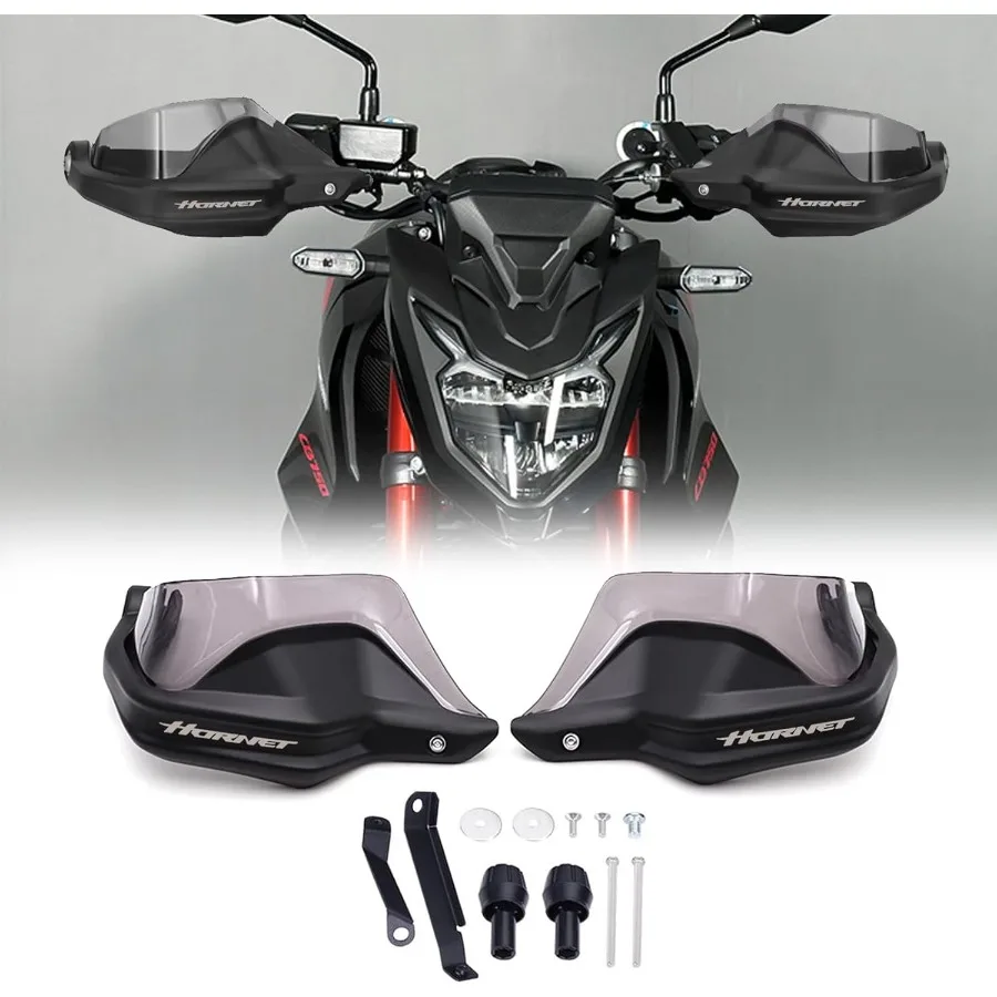 

Для CB750 Hornet 750 20232025 мотоциклетная защита для рук лобовое стекло с двойной ручкой защита дымчато-серый противоветрозащитный мотоцикл
