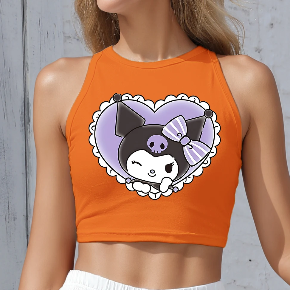 

SUMMER KUROMI TOPS WOMAN 2025 off shoulder crop TOPS FOR WOMAN KUROMI SHOUJO