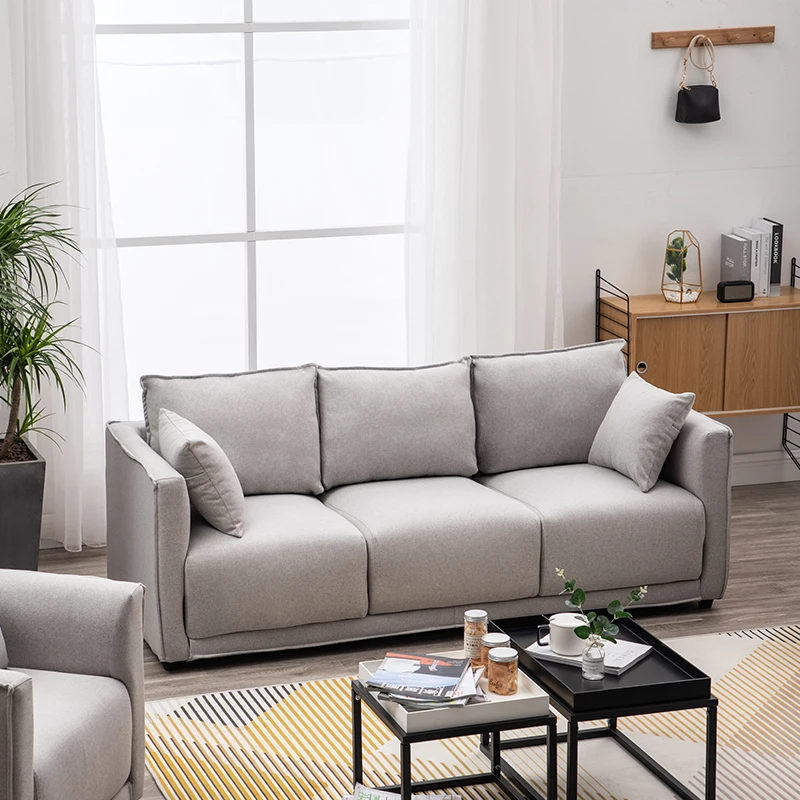 

Fabric Living Room Sofas Modern Sectional Confort Living Room Sofas Beds Family Recliner Nordic Solid Color Muebles Furniture