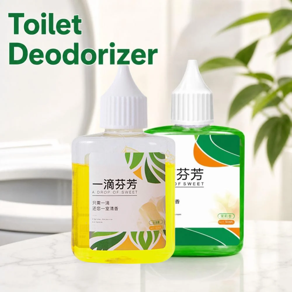50ml One-Drop Fragrance Long-Lasting Air Freshener Bathroom Freshener Toilet Deodorant ousehold Deodorizer Odor Removal Aroma