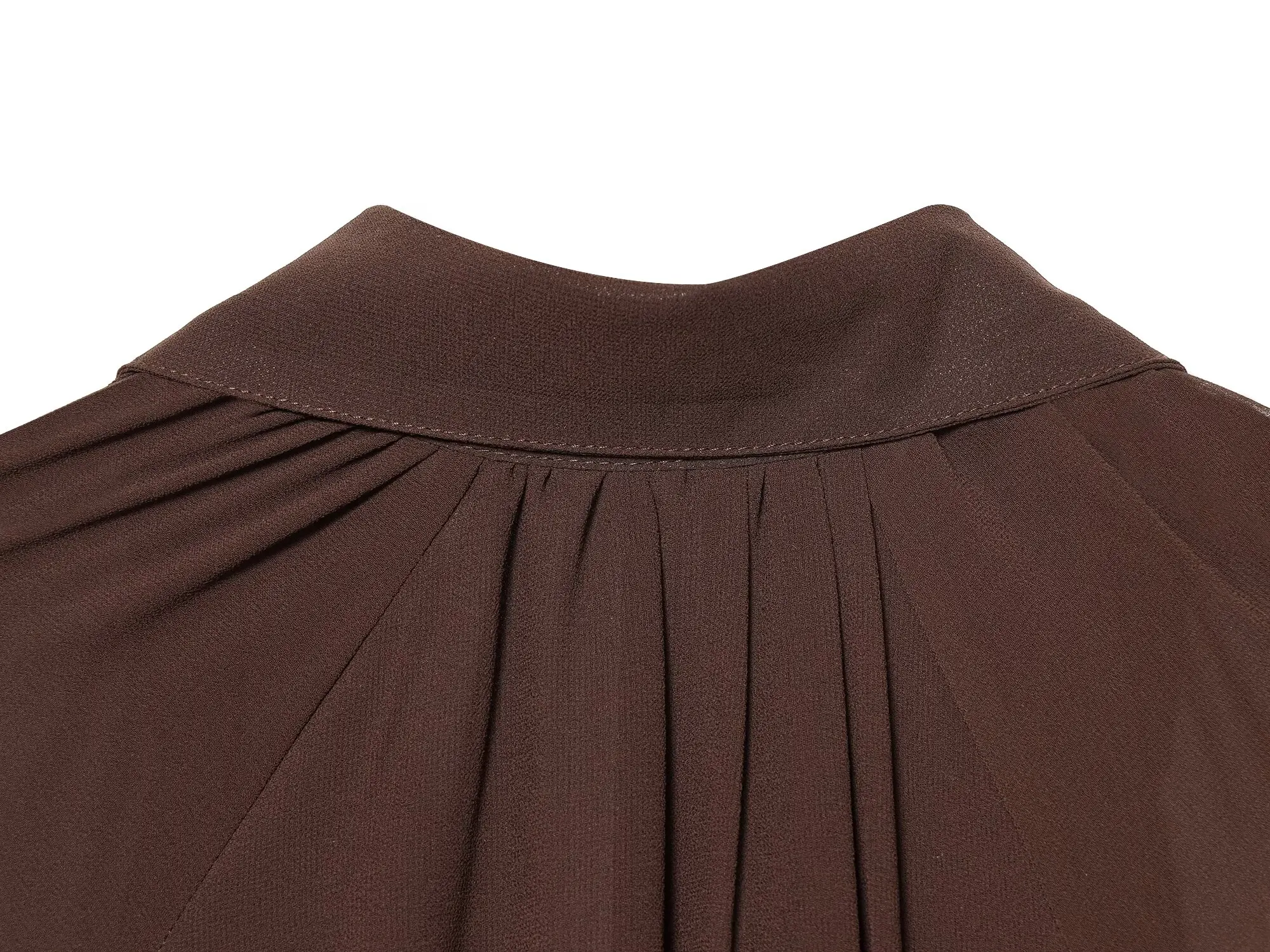 Women Shirt Dress With Belt Autumn Turn Down Collar Elastic Waistband Long Dress Pleated Hem Female Casual Chic Party Dresses