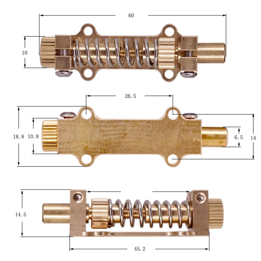 Professional Single Guitar Tremolo Bridge Stabilizer With Screws Adjusted Tool Accessories Guitar Tremolo Bridge Stabilizer