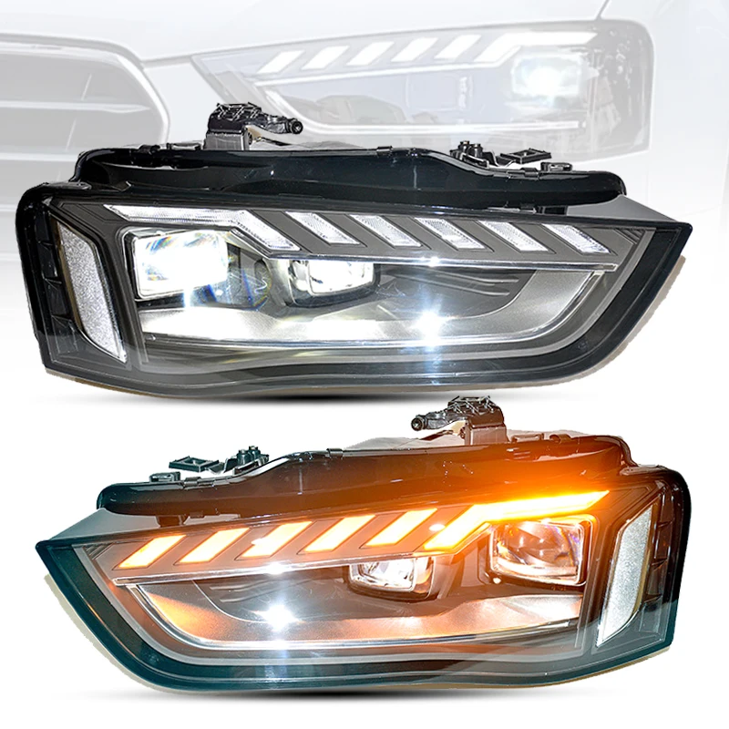 

led matrix headlamp light dynamic for au,di A4 B8 PA parts accessories lamp light 2013 2014 2015 2016