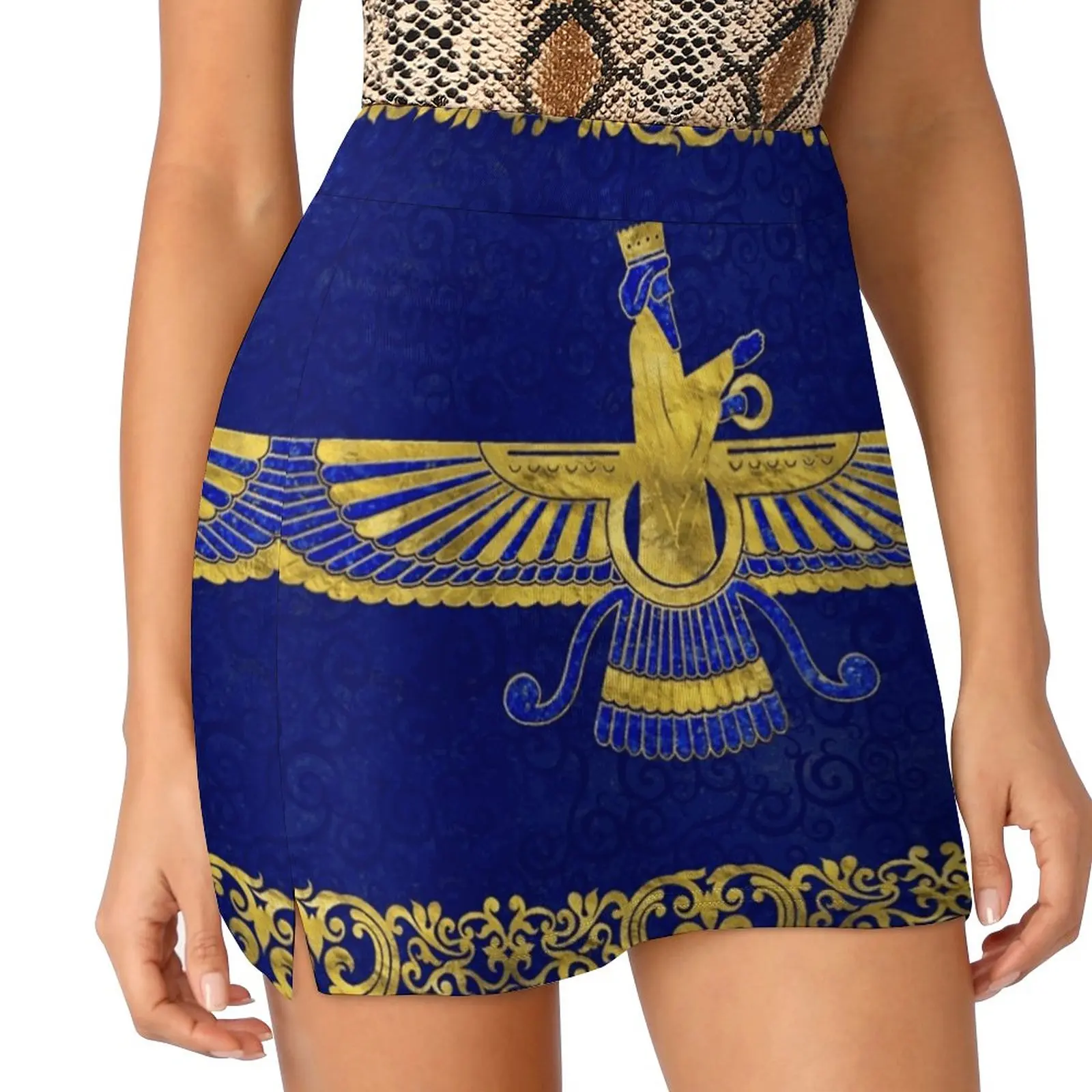 

Farohar-Faravahar-Fravashi Женская юбка Эстетические юбки Новая мода Короткие юбки Farohar Faravahar Fravashi Zoroastrian
