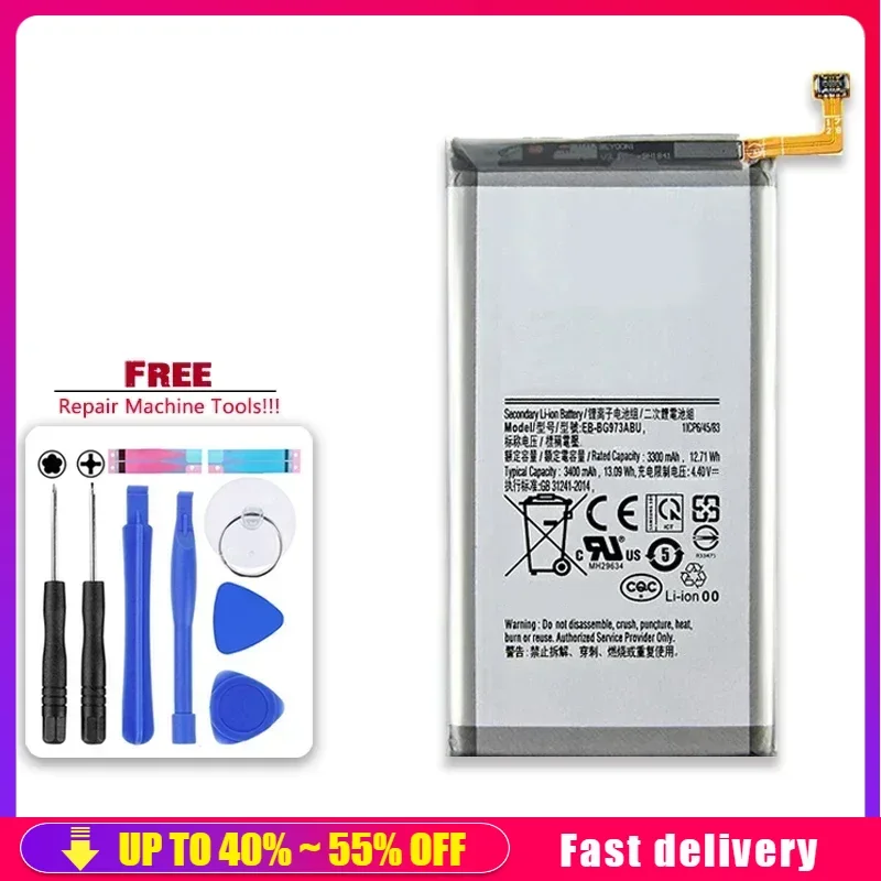 

3400mAh Portable Battery EB-BG973ABU For Samsung GALAXY S10 X S10X SM-G9730 G9730 Replacement Mobile Phone Batteries