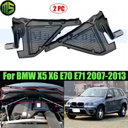 Maosheng 1 Pair Air Filter Microfilter Housing Cover For BMW X5 X6 E70 E71 07-13 Front Windshield Wiper Cowl Trim Water Plate