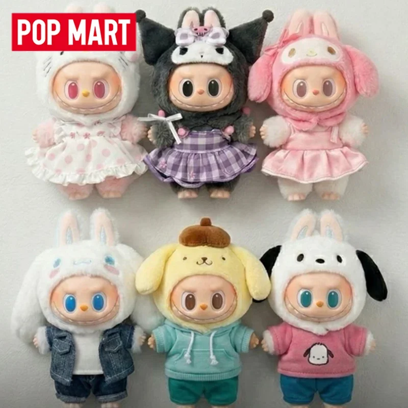 

POP MART LABUBU THE MONSTERS Sanrio Series Vinyl Plush Blind Box Mystery Box Toys Kawaii Ornaments Figurines Home Decor Desktop