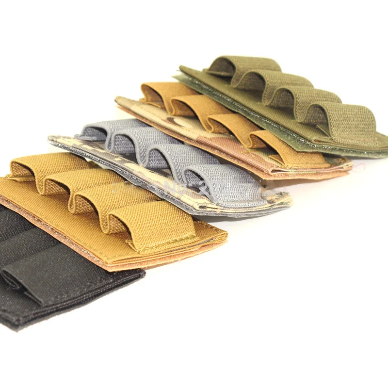 Porta cartuchos táctico para culata de escopeta con velcro - imagen 3