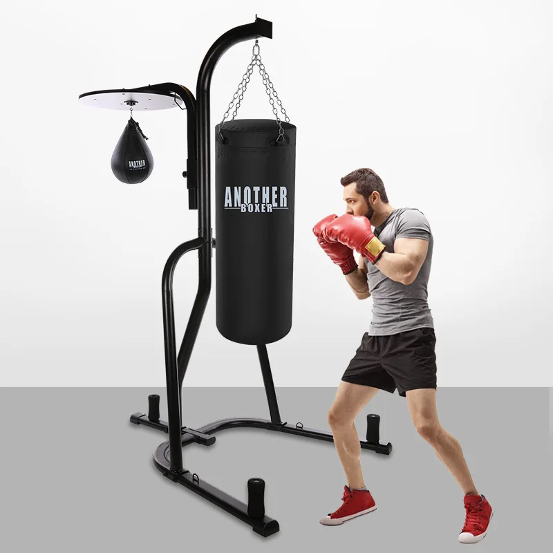Children Adult Boxing Sandbag Tumbler Rack Household Vertical Hanging Training Equipment with Sands for Taekwondo